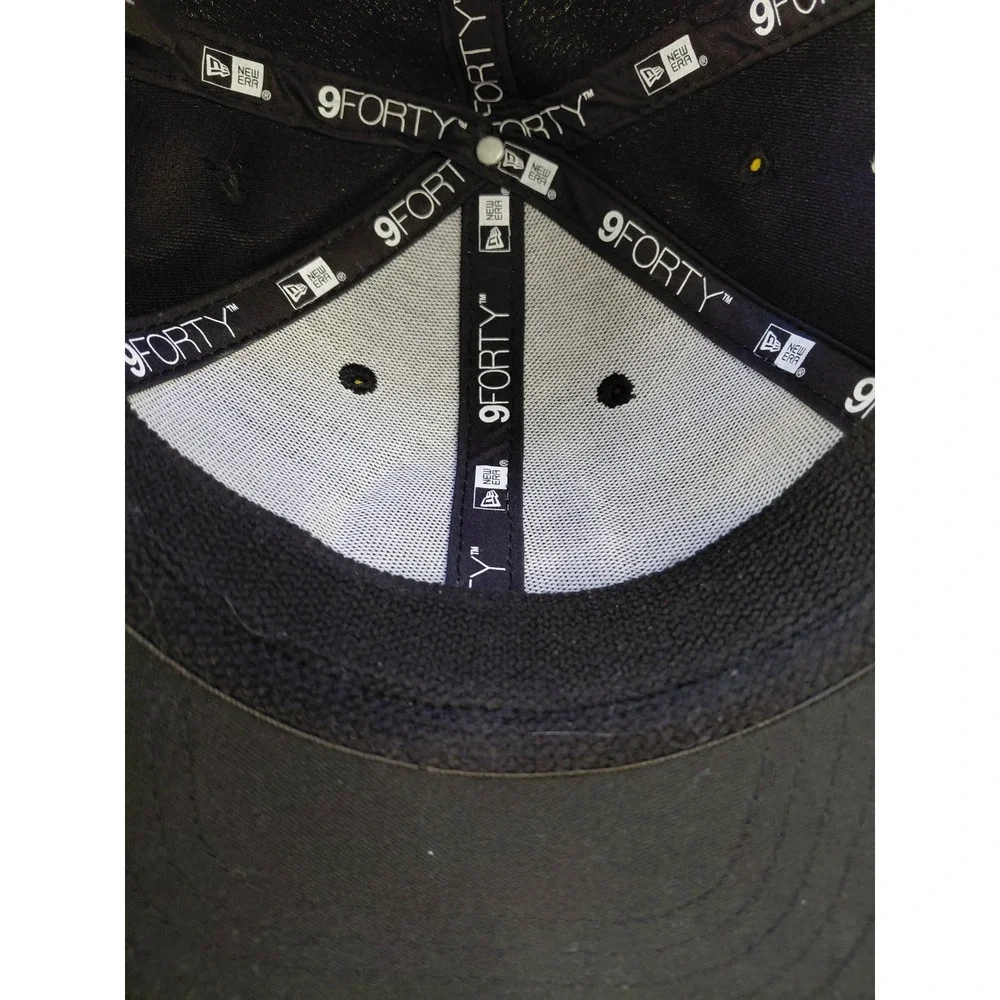 New Era 9FORTY Minnesota Vikings Youth Stretch-Snap Hat Black‎ NFL Cap